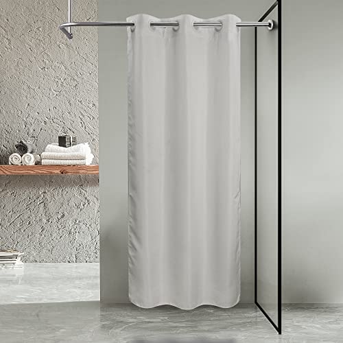 Barossa Design No Hook Shower Curtain Microfiber