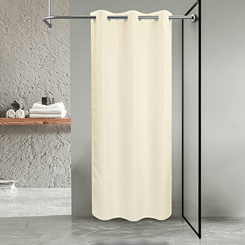 Barossa Design No Hook Shower Curtain Microfiber