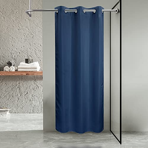 Barossa Design No Hook Shower Curtain Microfiber