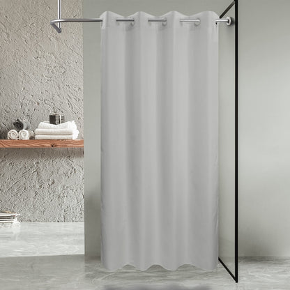 Barossa Design No Hook Shower Curtain Microfiber